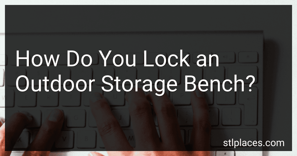 How Do You Lock an Outdoor Storage Bench? image