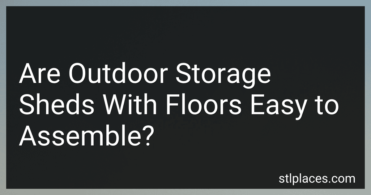 Are Outdoor Storage Sheds With Floors Easy to Assemble? image