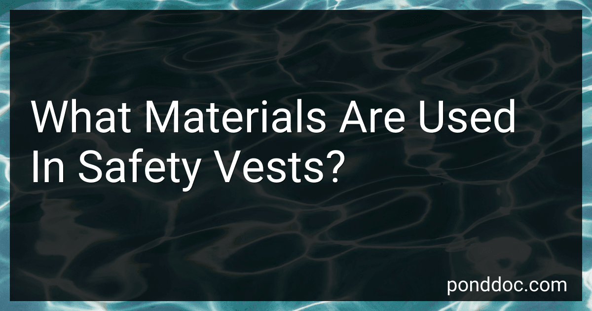 What Materials Are Used In Safety Vests? image