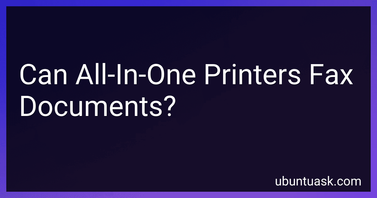Can All-In-One Printers Fax Documents? preview