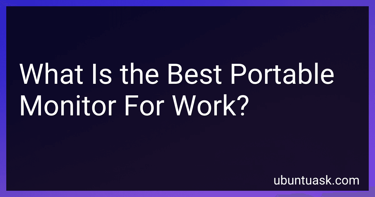 What Is the Best Portable Monitor For Work? preview