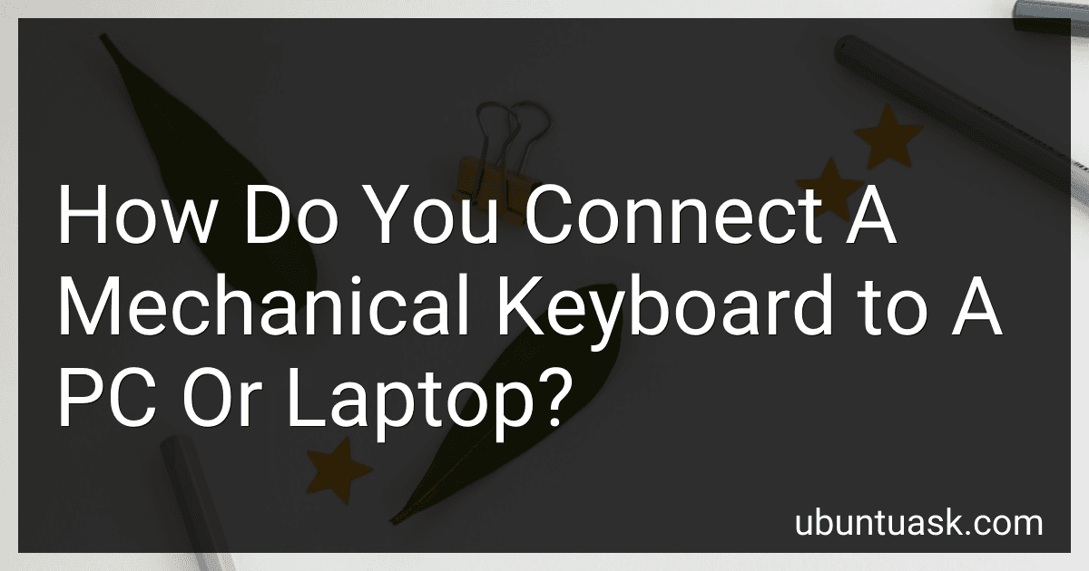 How Do You Connect A Mechanical Keyboard to A PC Or Laptop? preview
