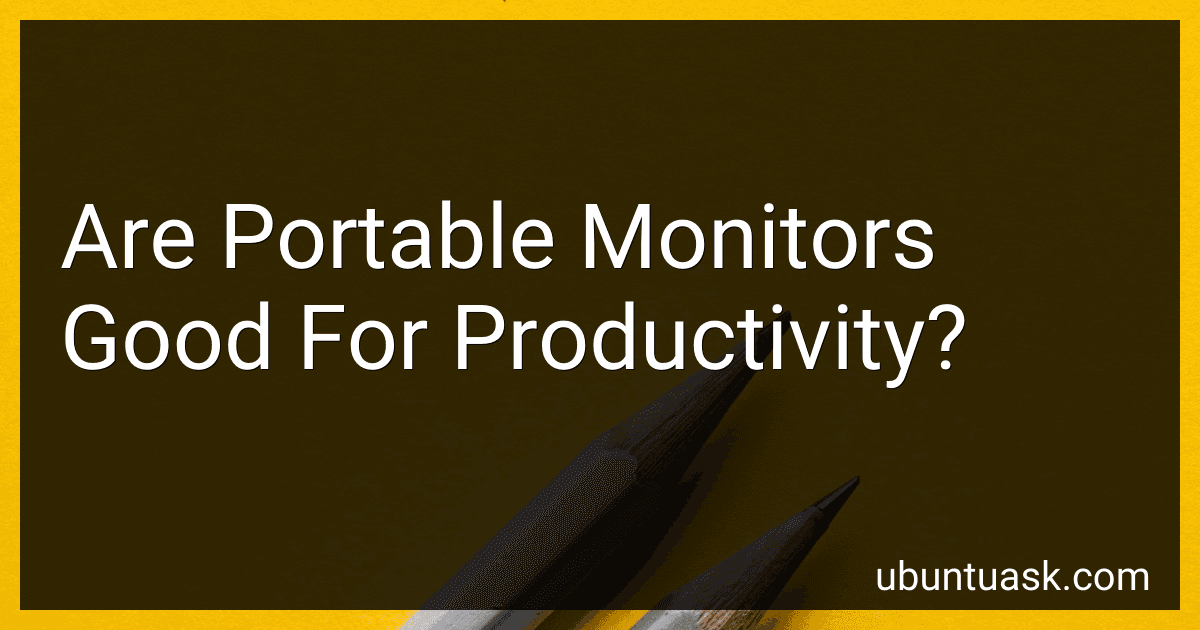 Are Portable Monitors Good For Productivity? preview