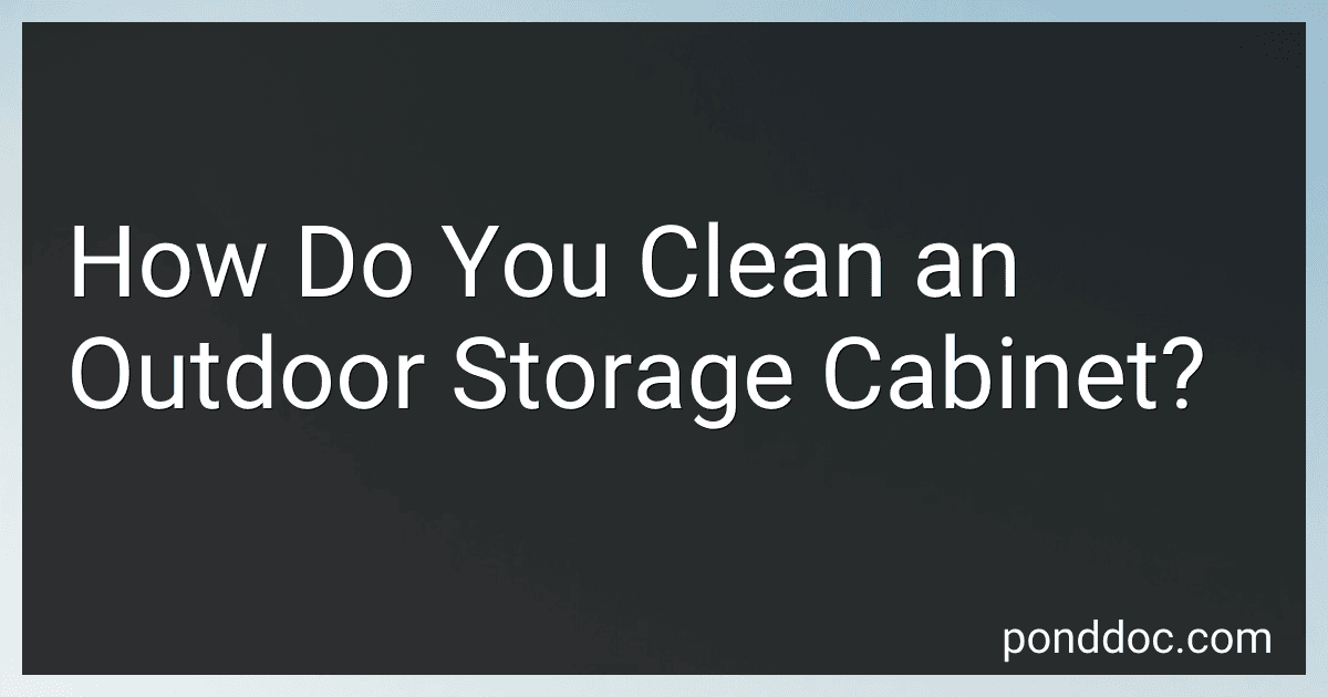 How Do You Clean an Outdoor Storage Cabinet? preview