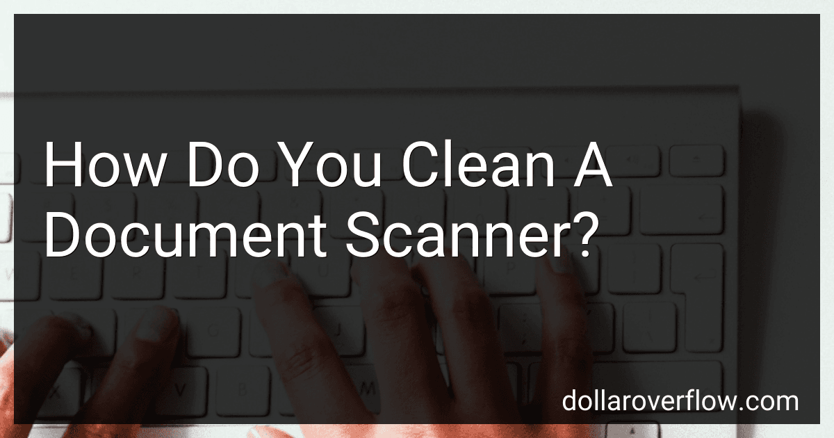 How Do You Clean A Document Scanner? image