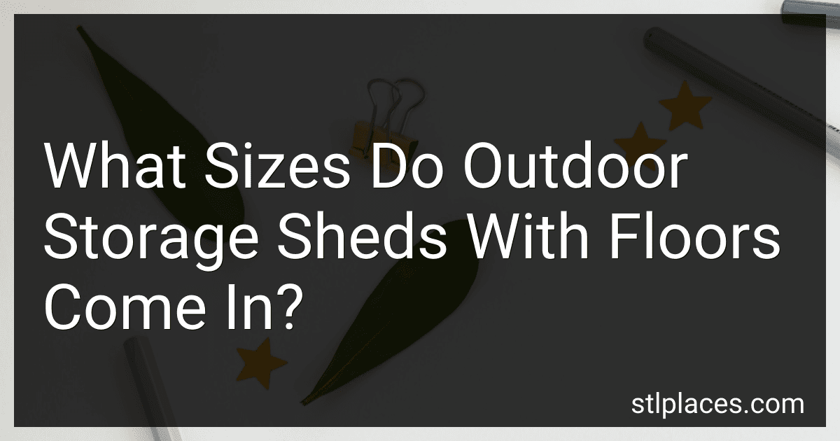 What Sizes Do Outdoor Storage Sheds With Floors Come In? preview