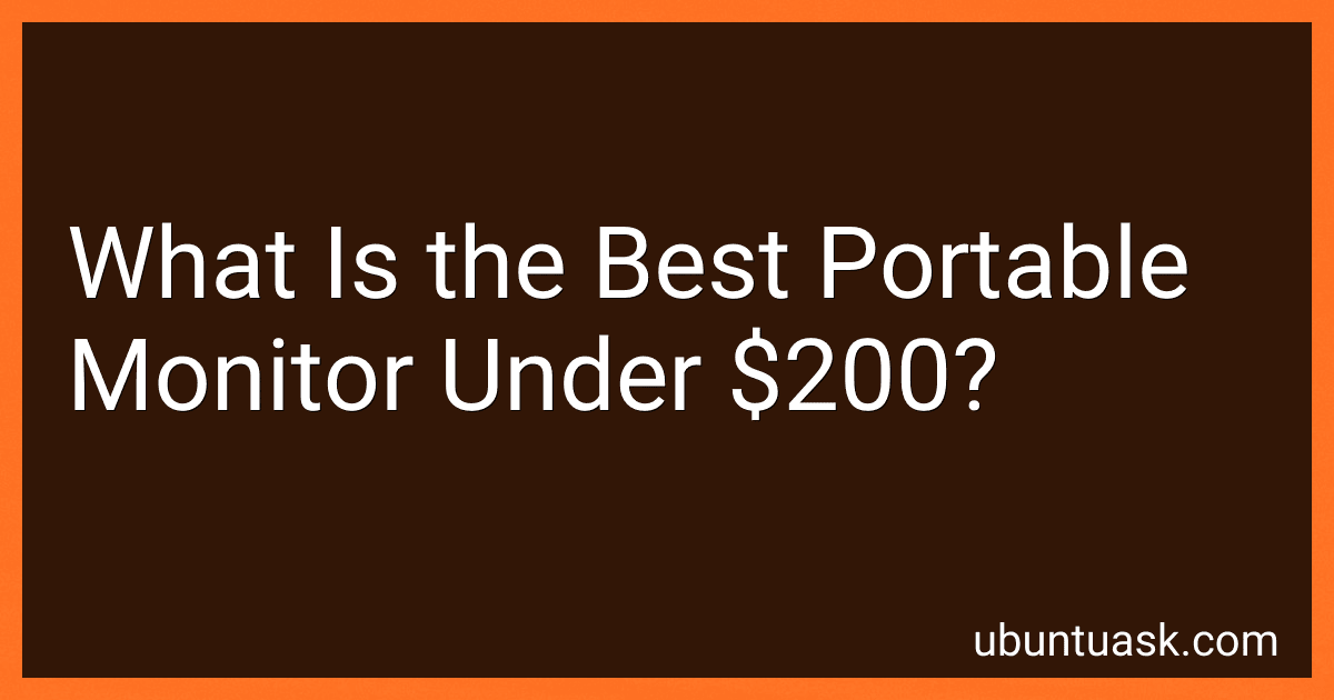 What Is the Best Portable Monitor Under $200? preview
