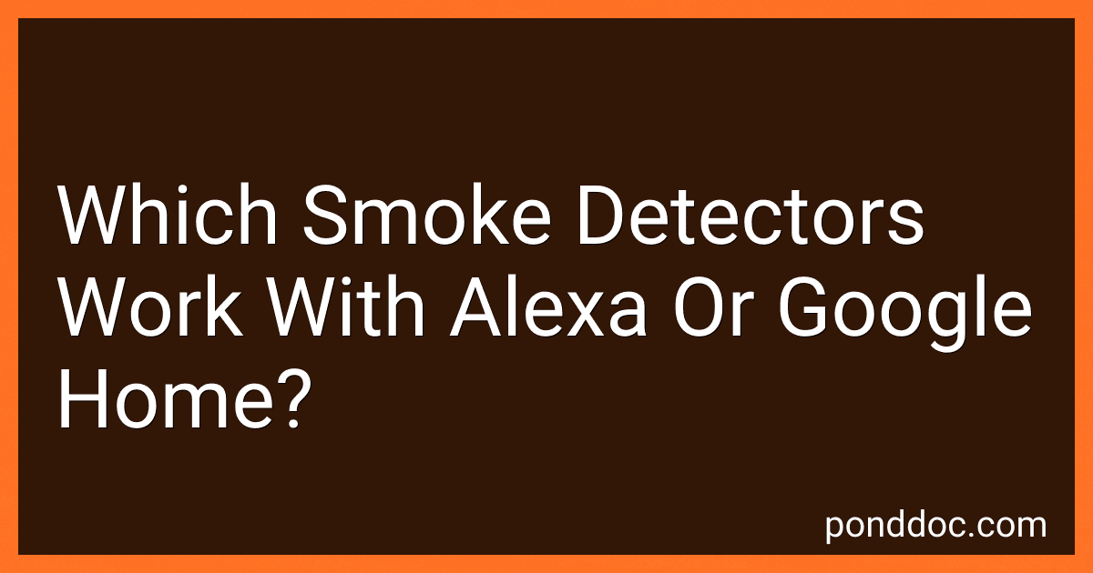 Which Smoke Detectors Work With Alexa Or Google Home? image