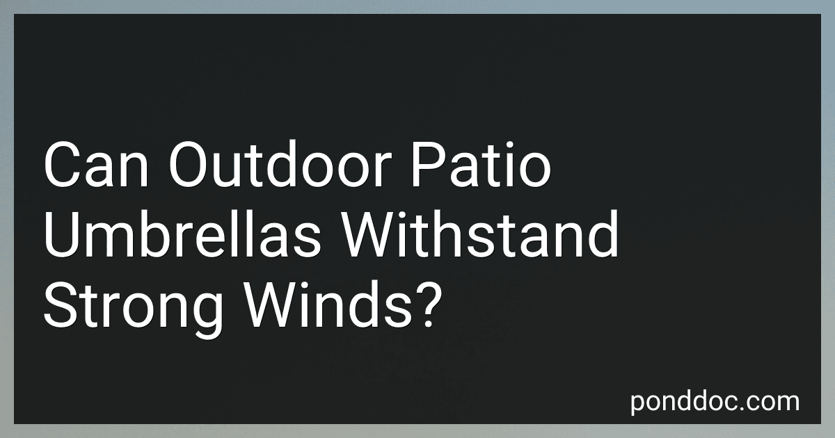 Can Outdoor Patio Umbrellas Withstand Strong Winds? preview