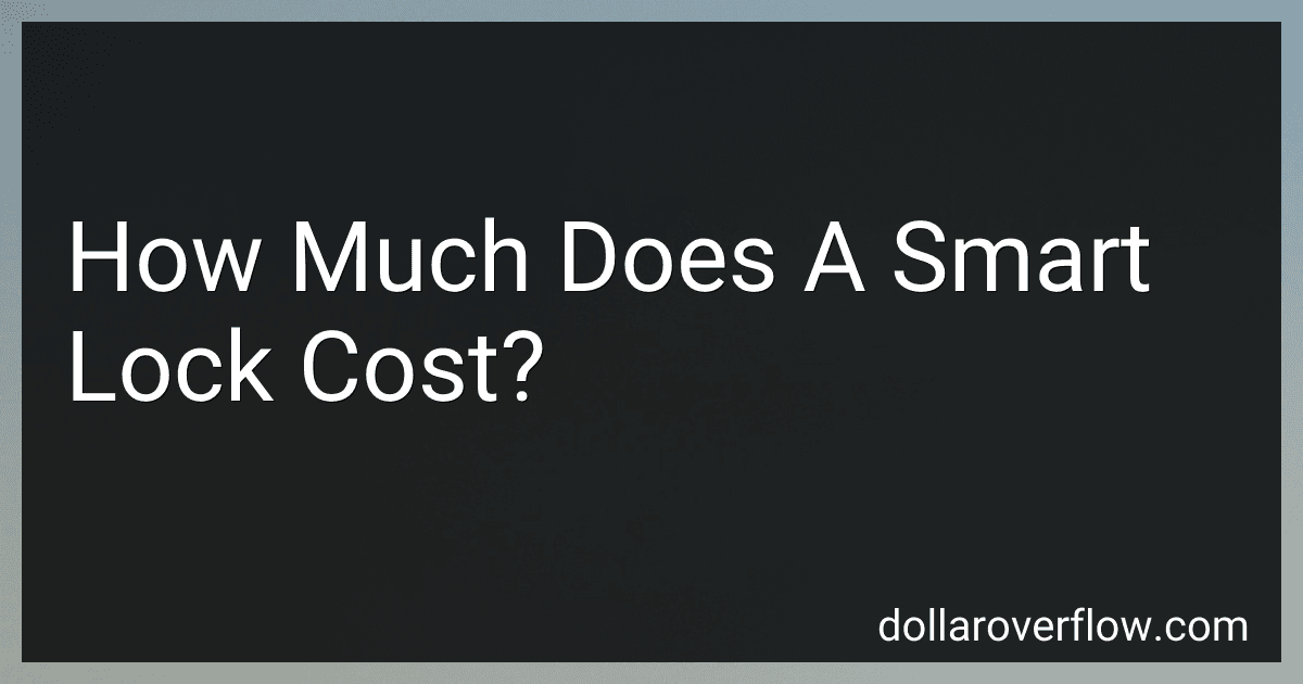 How Much Does A Smart Lock Cost? preview