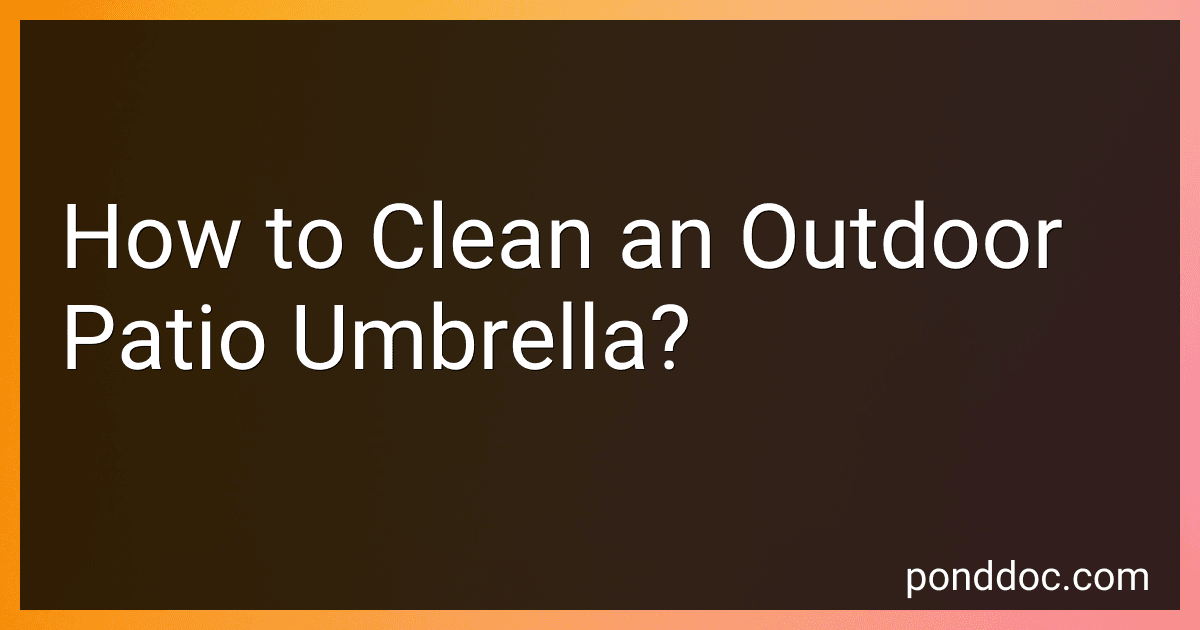How to Clean an Outdoor Patio Umbrella? preview