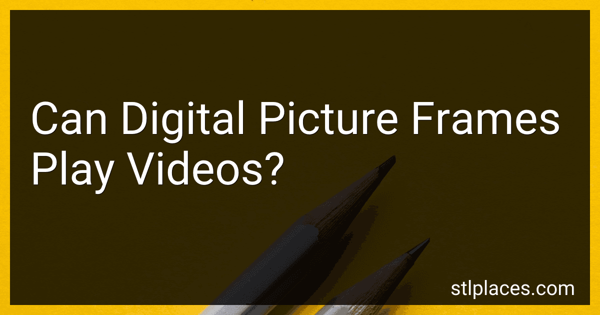 Can Digital Picture Frames Play Videos? image
