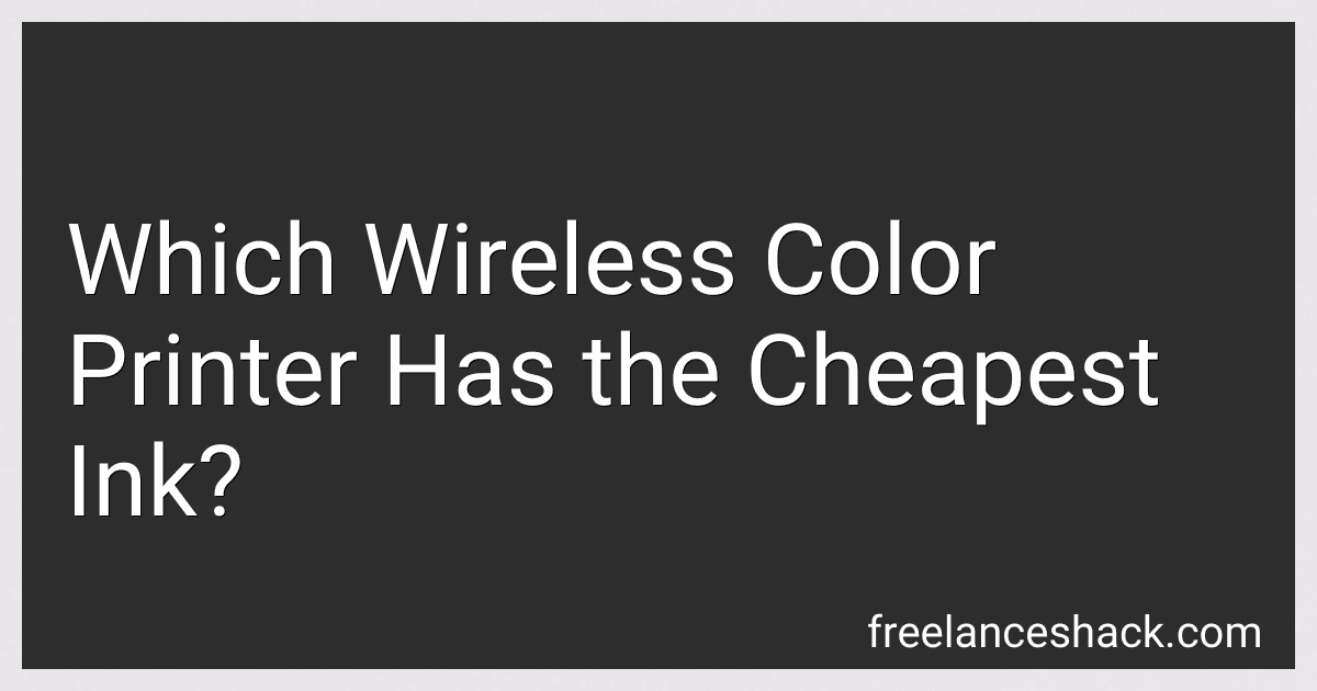 Which Wireless Color Printer Has the Cheapest Ink? preview