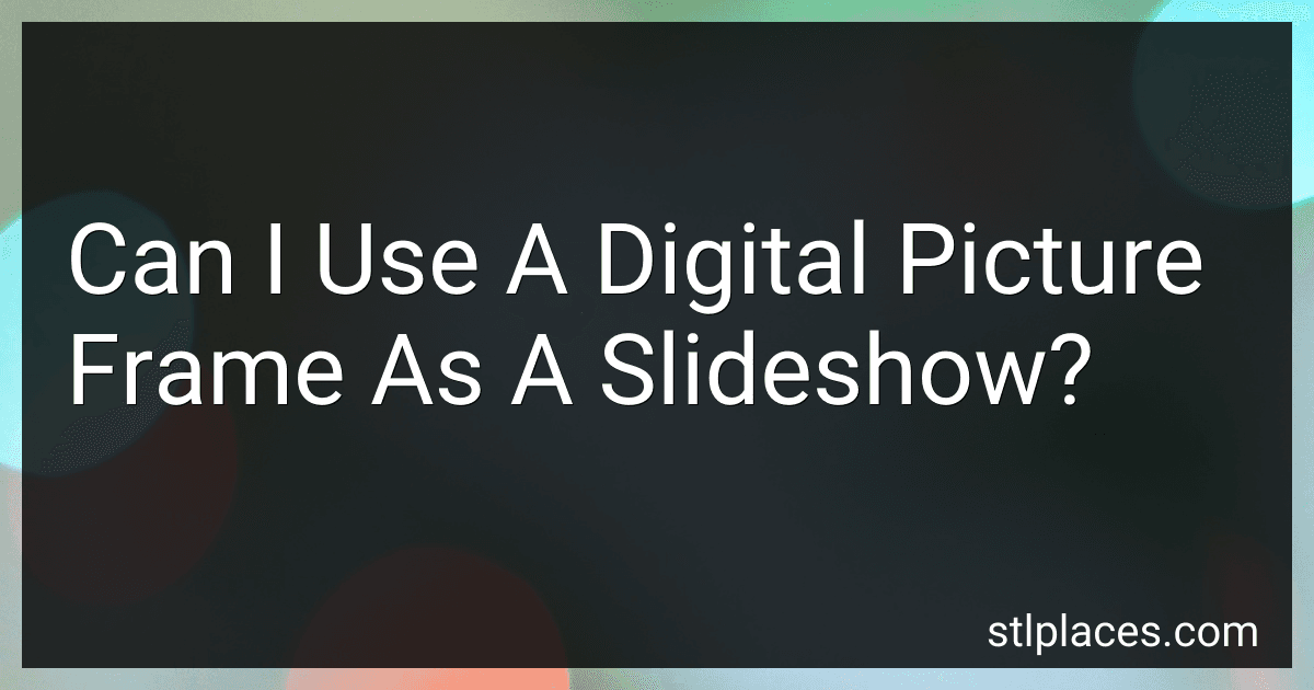 Can I Use A Digital Picture Frame As A Slideshow? image