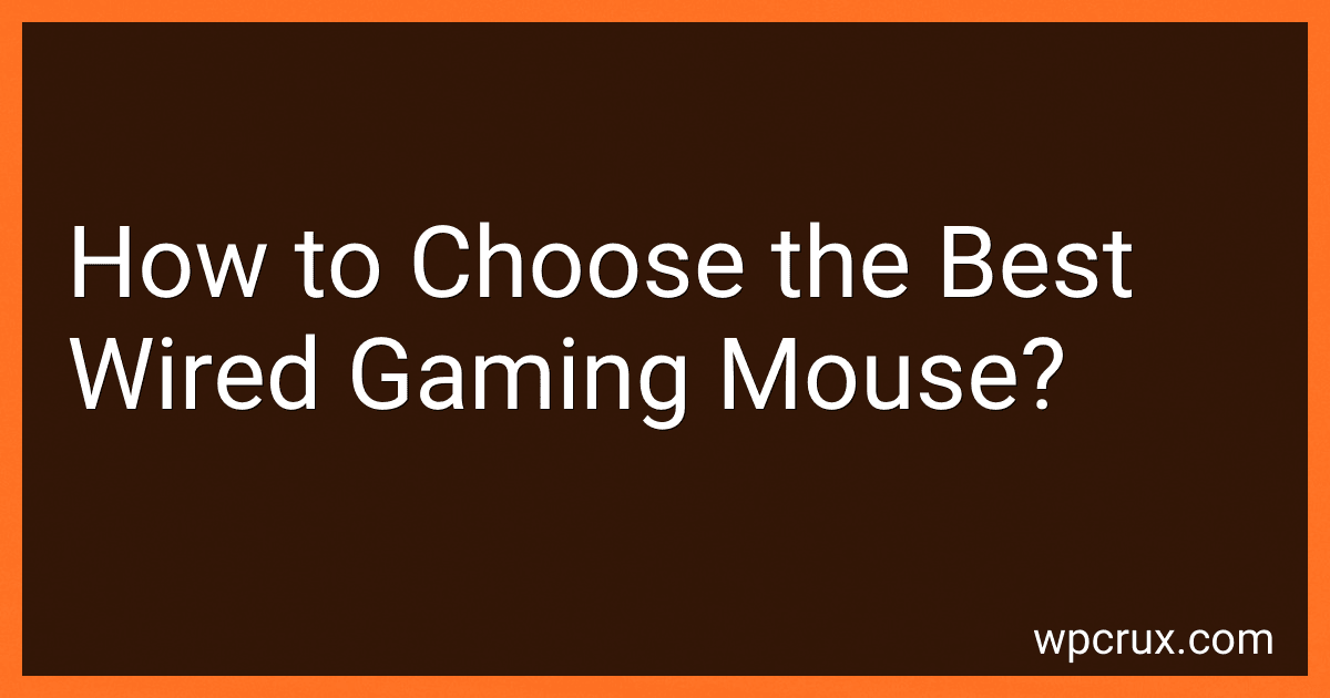 How to Choose the Best Wired Gaming Mouse? preview