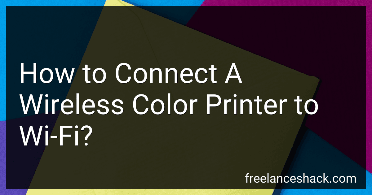 How to Connect A Wireless Color Printer to Wi-Fi? preview