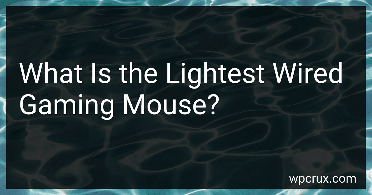 What Is the Lightest Wired Gaming Mouse? preview