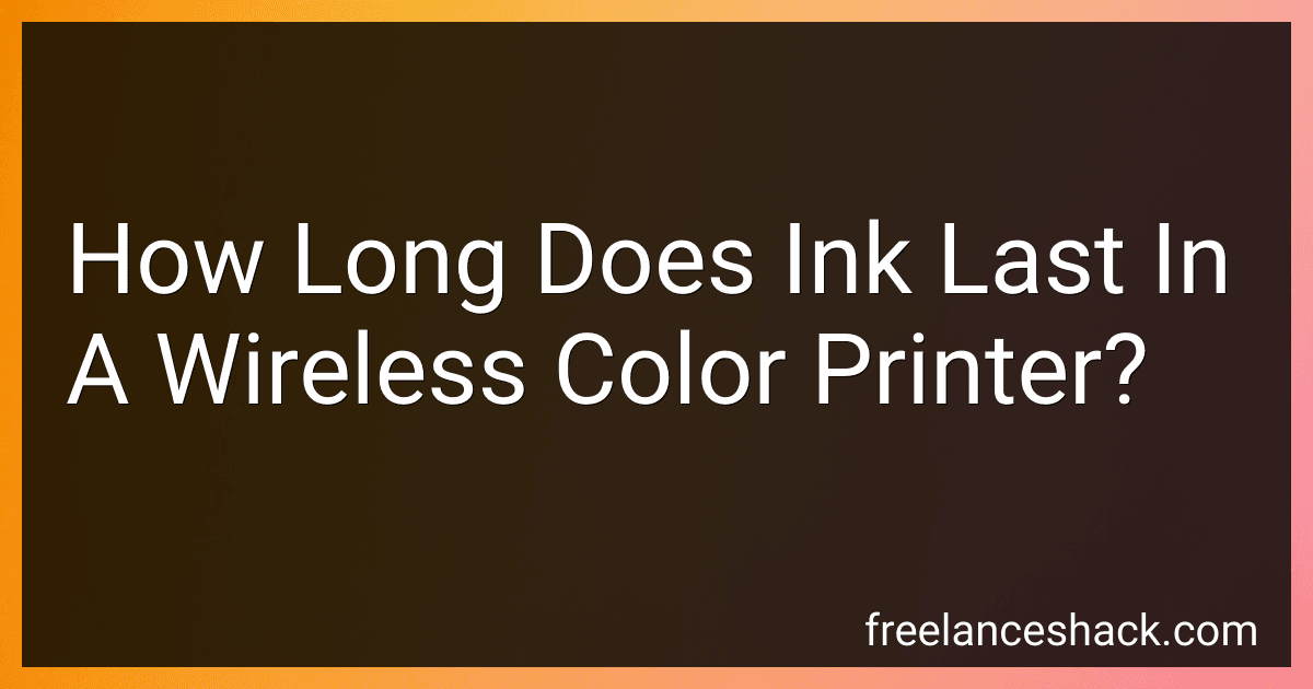 How Long Does Ink Last In A Wireless Color Printer? preview