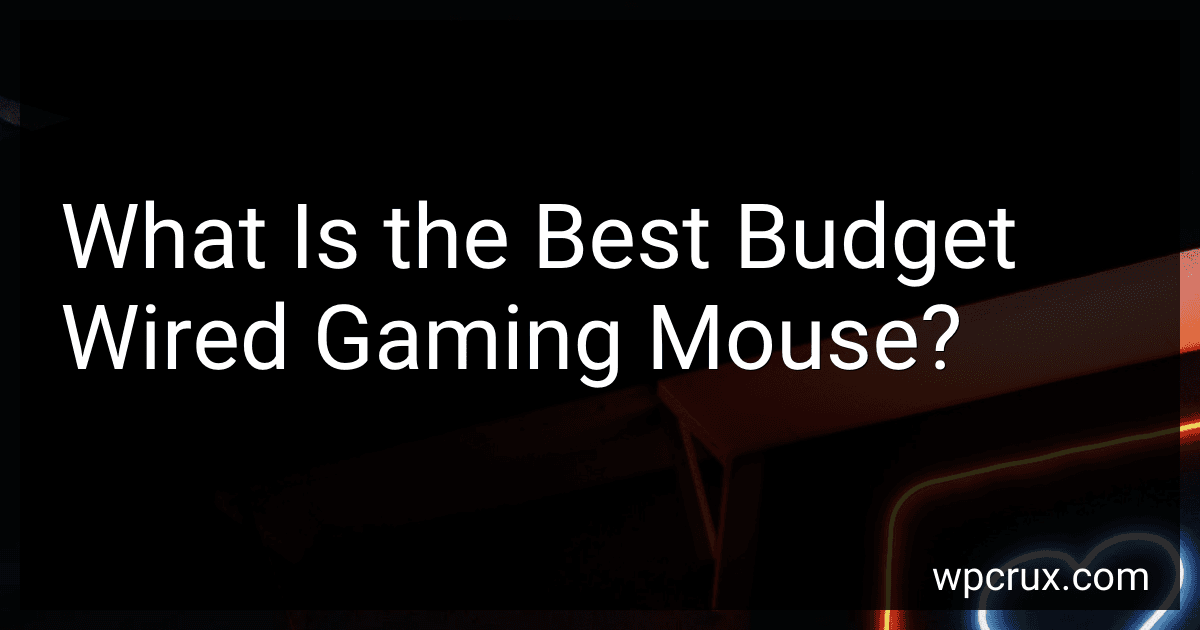 What Is the Best Budget Wired Gaming Mouse? preview