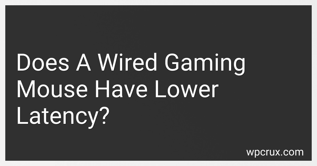 Does A Wired Gaming Mouse Have Lower Latency? preview