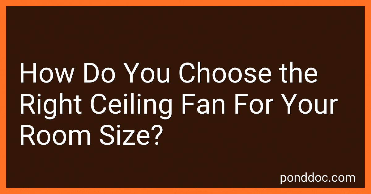 How Do You Choose the Right Ceiling Fan For Your Room Size? preview