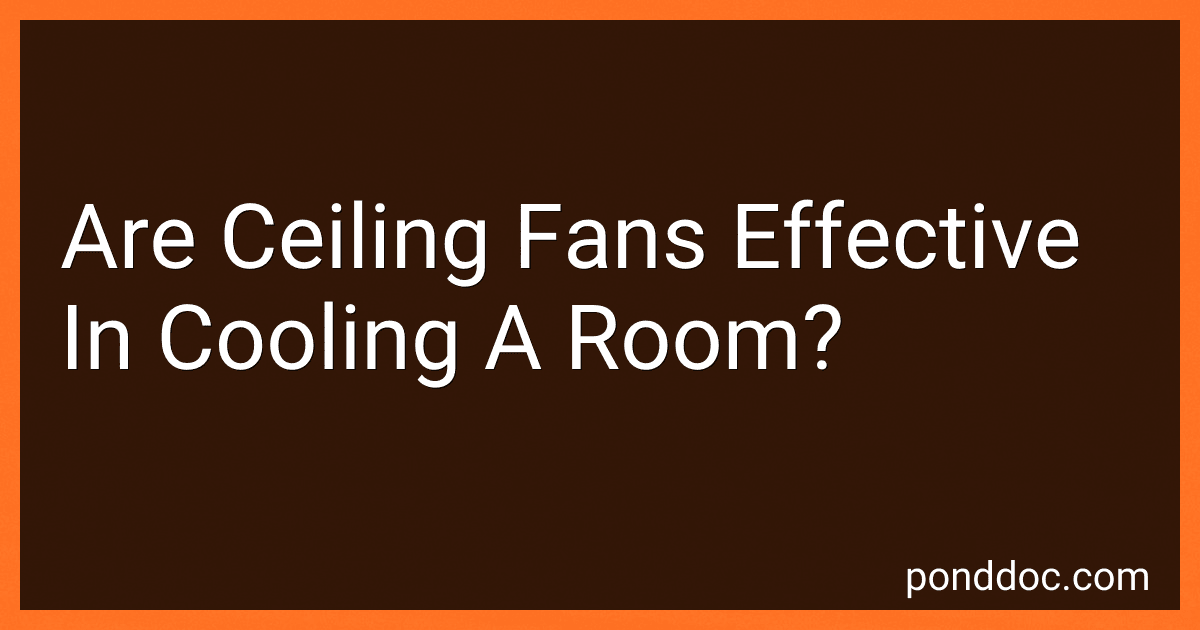 Are Ceiling Fans Effective In Cooling A Room? image