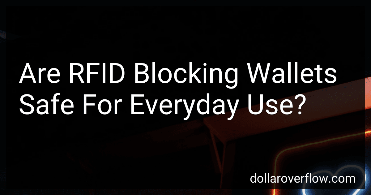 Are RFID Blocking Wallets Safe For Everyday Use? image