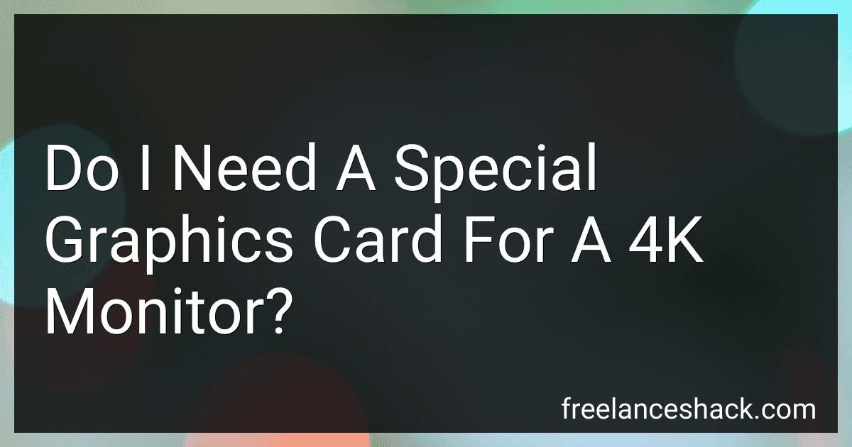Do I Need A Special Graphics Card For A 4K Monitor? image