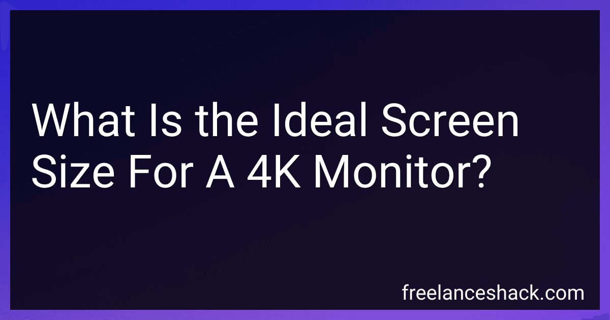 What Is the Ideal Screen Size For A 4K Monitor? preview