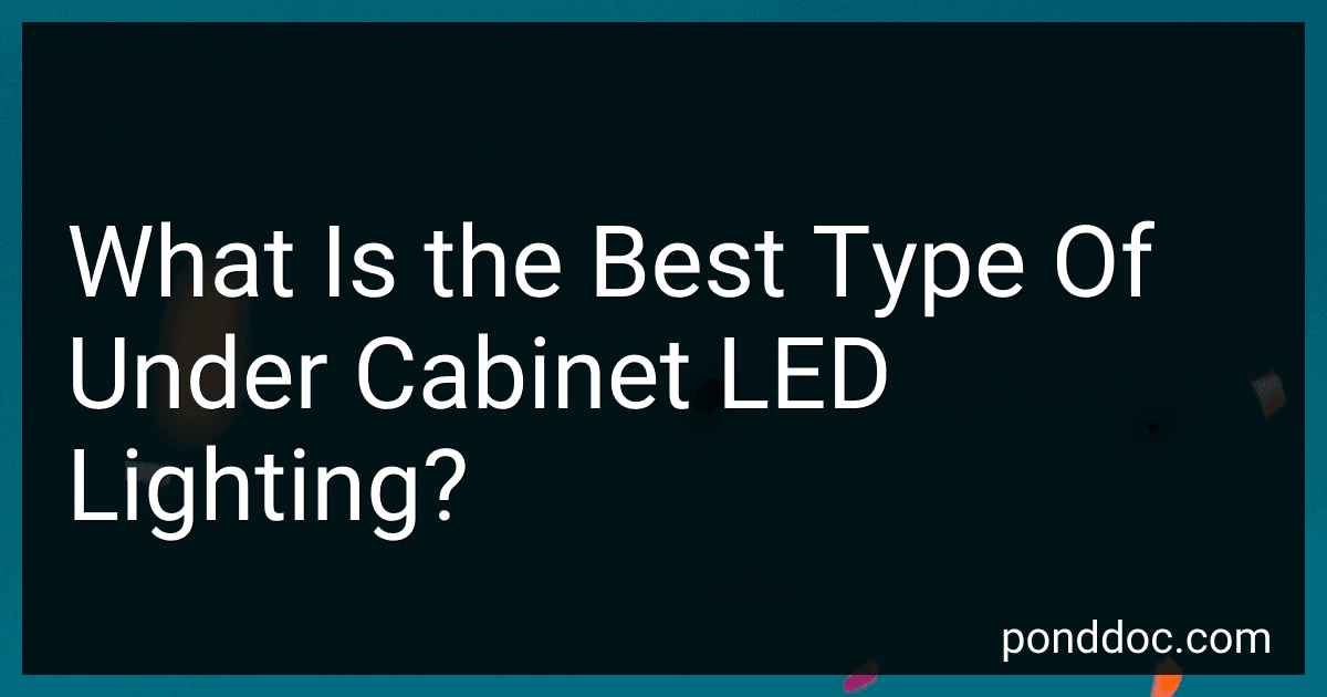 What Is the Best Type Of Under Cabinet LED Lighting? image