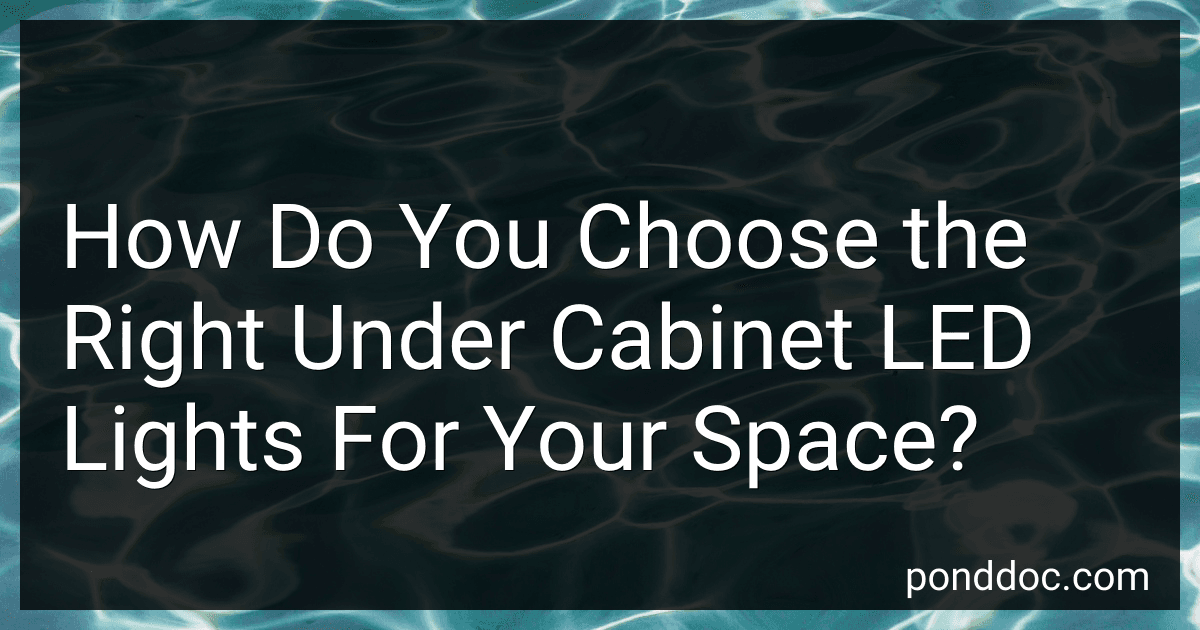 How Do You Choose the Right Under Cabinet LED Lights For Your Space? preview