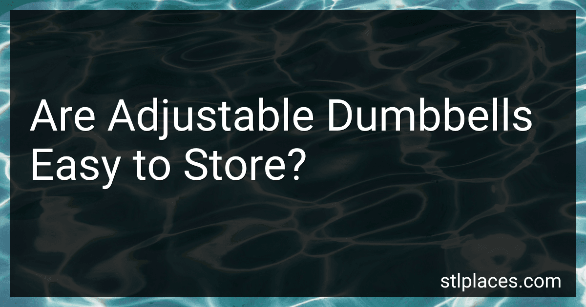Are Adjustable Dumbbells Easy to Store? image