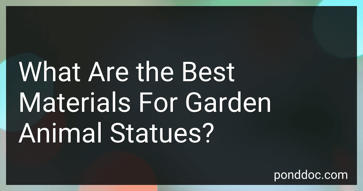 What Are the Best Materials For Garden Animal Statues? preview