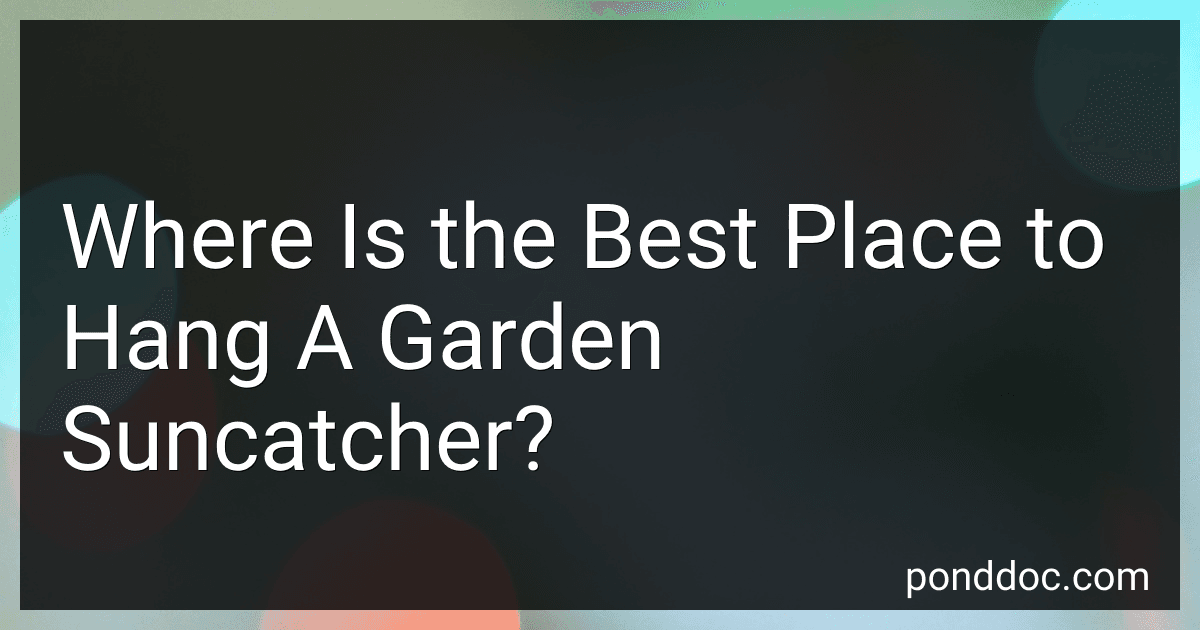 Where Is the Best Place to Hang A Garden Suncatcher? image