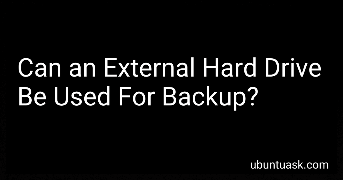 Can an External Hard Drive Be Used For Backup? preview