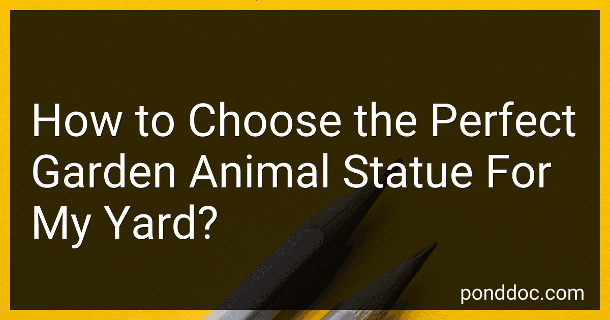 How to Choose the Perfect Garden Animal Statue For My Yard? preview