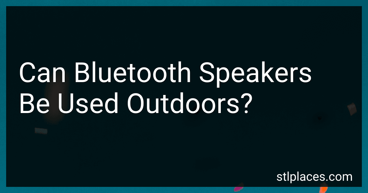 Can Bluetooth Speakers Be Used Outdoors? preview