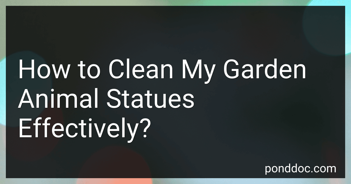 How to Clean My Garden Animal Statues Effectively? preview