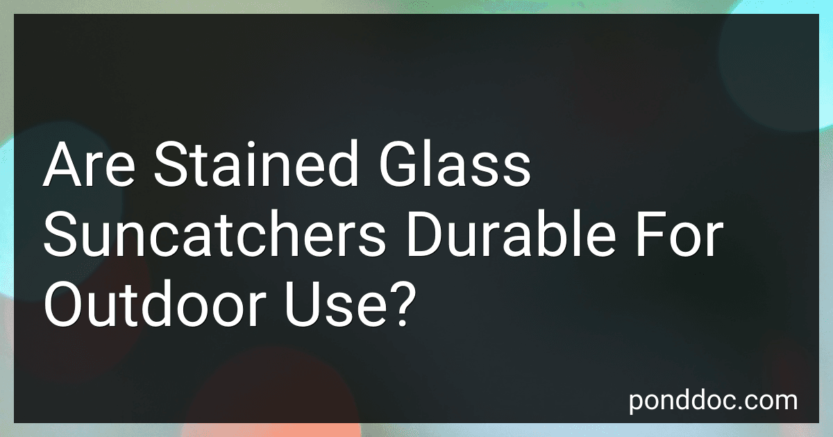 Are Stained Glass Suncatchers Durable For Outdoor Use? preview