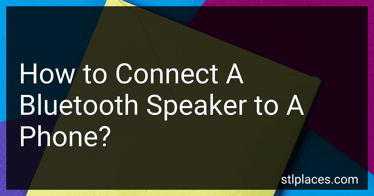 How to Connect A Bluetooth Speaker to A Phone? preview