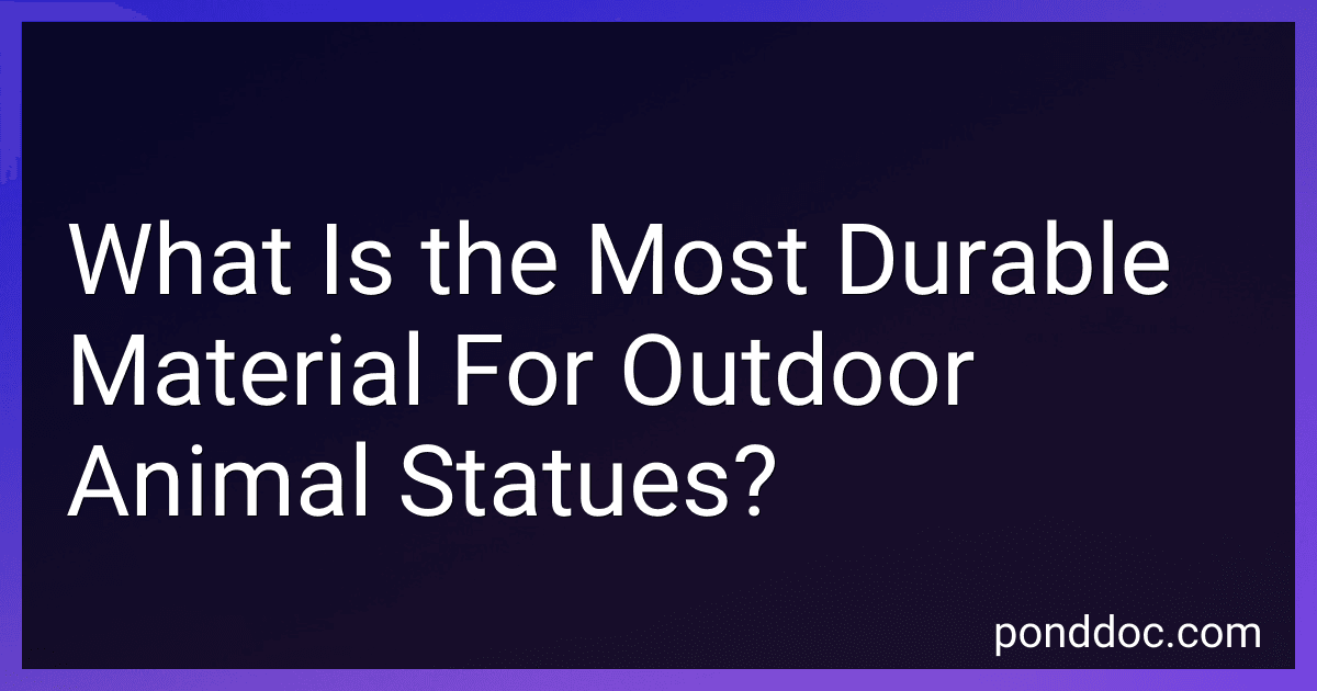What Is the Most Durable Material For Outdoor Animal Statues? preview
