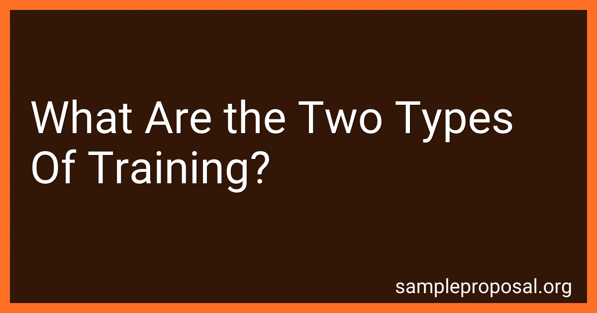 What Are the Two Types Of Training? preview