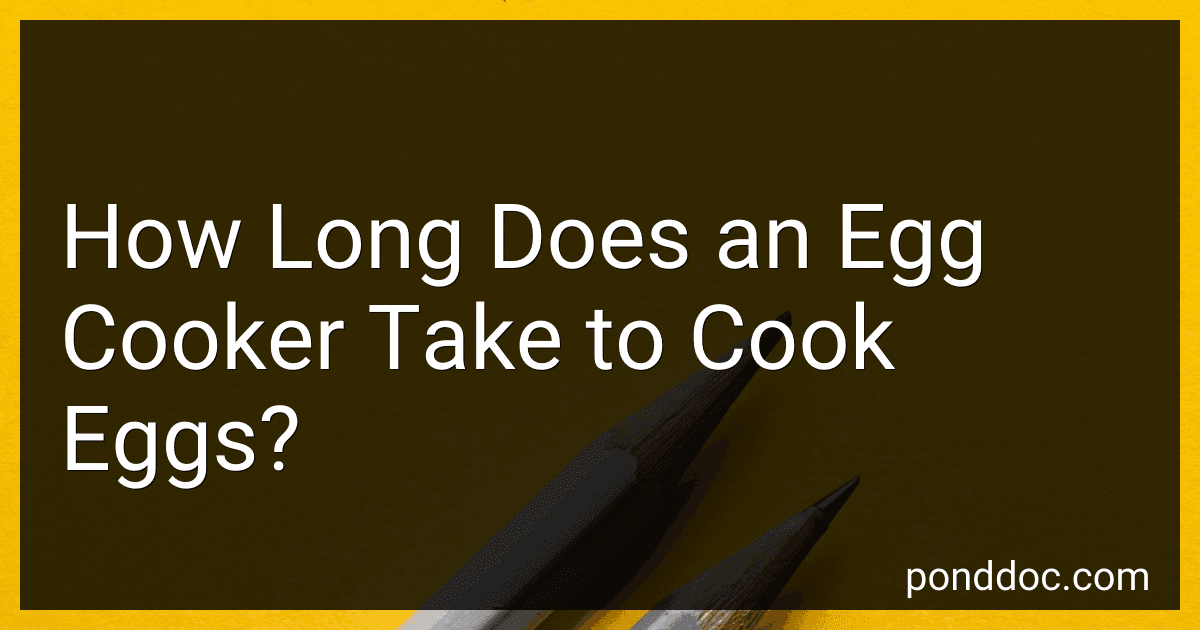 How Long Does an Egg Cooker Take to Cook Eggs? image