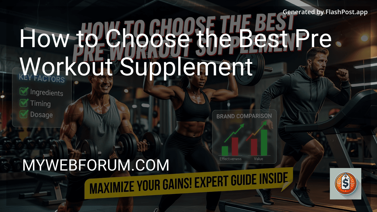 How to Choose the Best Pre Workout Supplement in 2026 preview