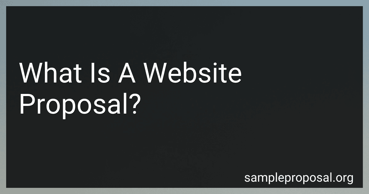 What Is A Website Proposal? preview