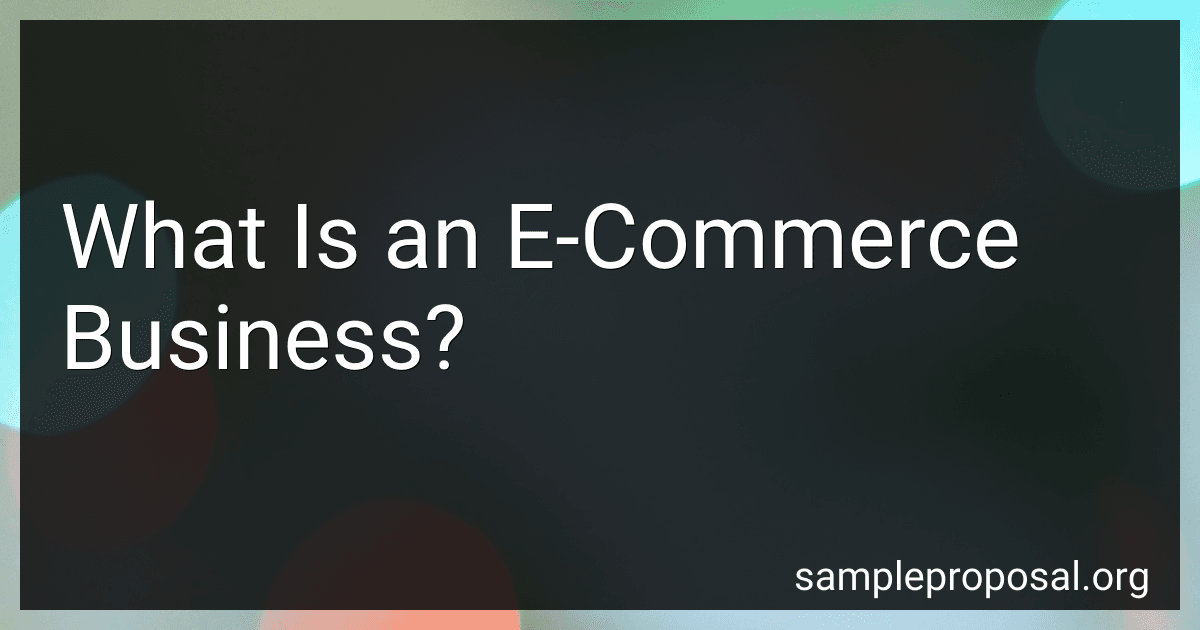 What Is an E-Commerce Business? preview