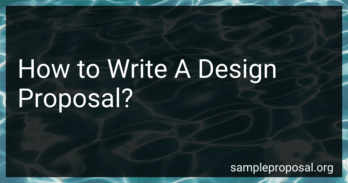 How to Write A Design Proposal? preview