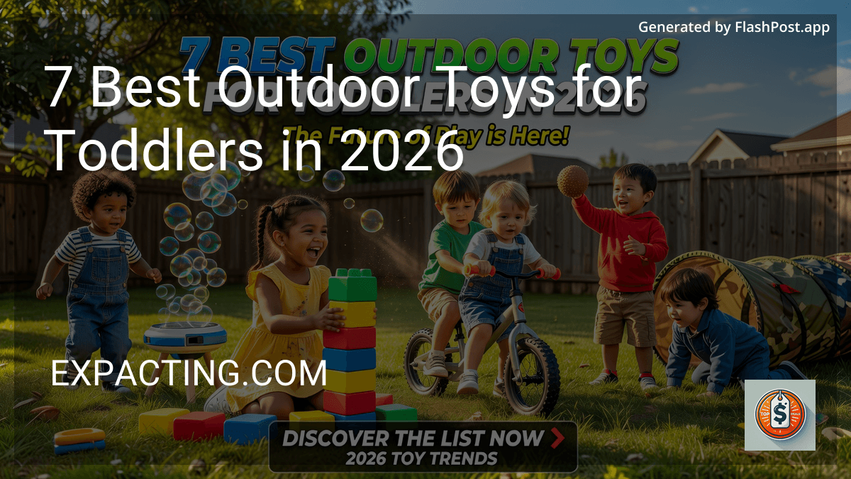 6 Best Outdoor Toys for Toddlers in 2026 image