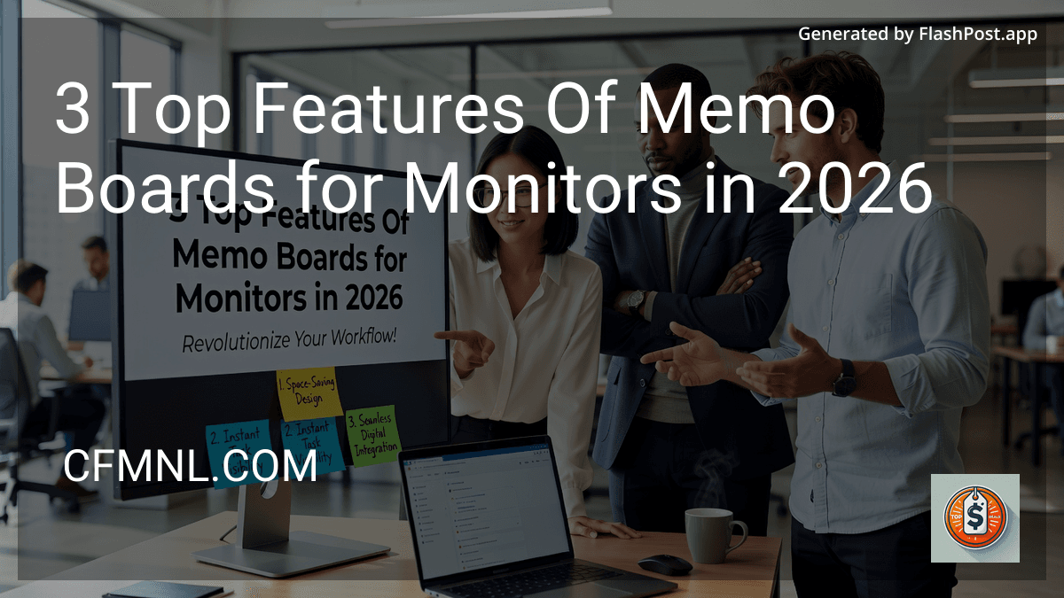 6 Top Features Of Memo Boards for Monitors in 2026 preview