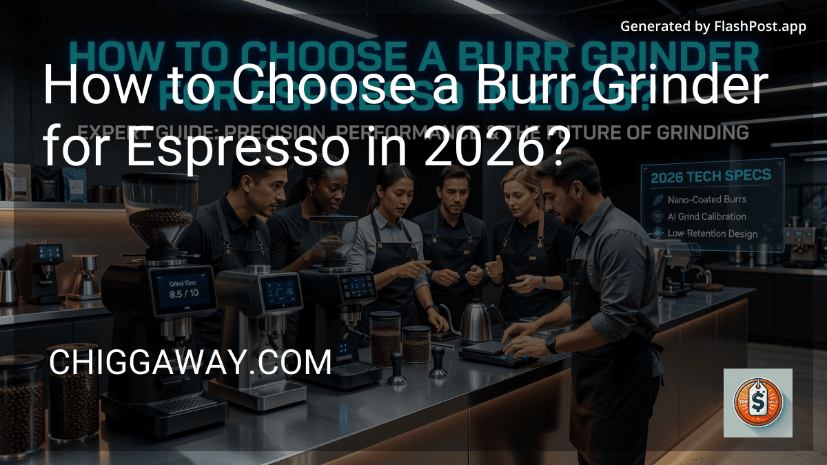 How to Choose a Burr Grinder for Espresso in 2026? preview